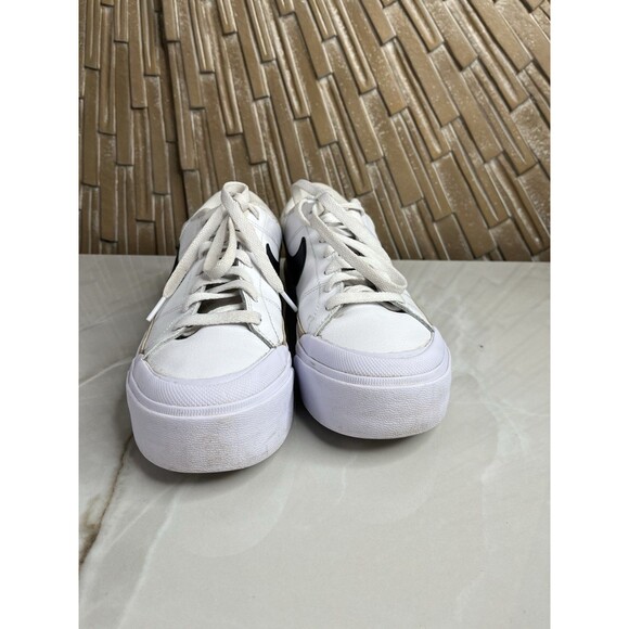 NIKE WOMEN COURT LEGACY LIFT PLATFORM SNEAKERS Shoes Sz 9 DM7590-100 - Picture 8 of 12